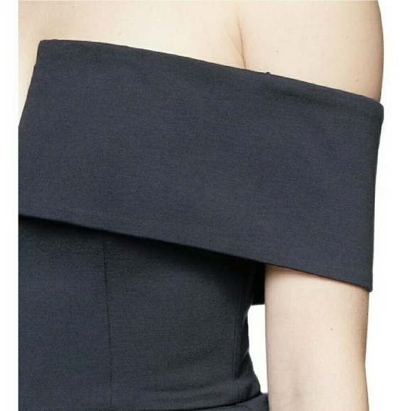 Nicholas Off Shoulder Midi Dress - Picture 2 of 6